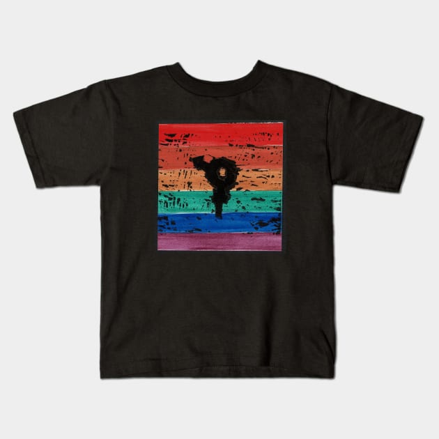 Bi Gender Flag 1 Kids T-Shirt by LightfootCreatives